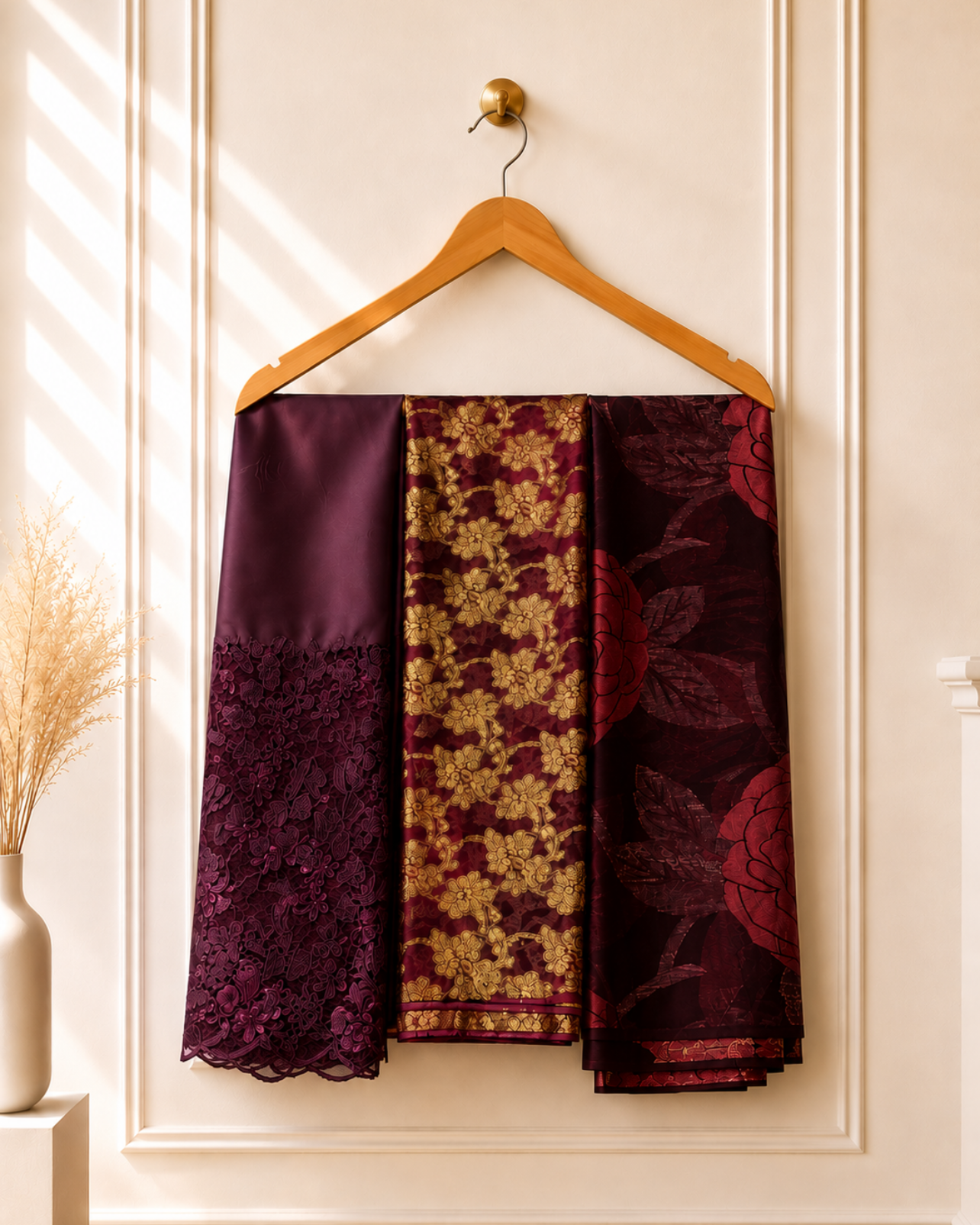 Royal Burgundy Fransawi Dirac Set