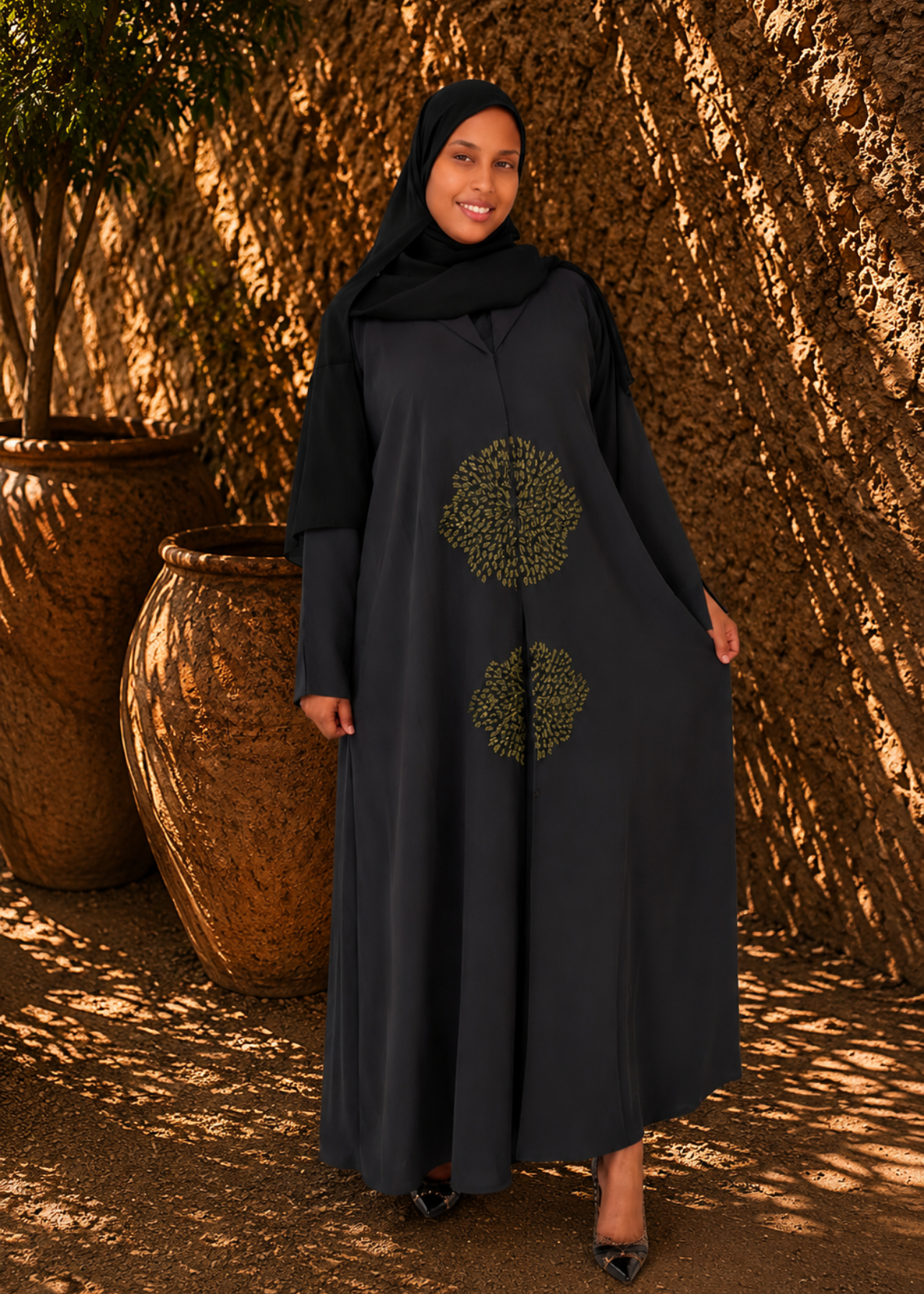 The Midnight Grove Abaya