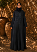 The Black Orchid Abaya