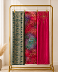 Fuchsia Garden Maqbaal Set