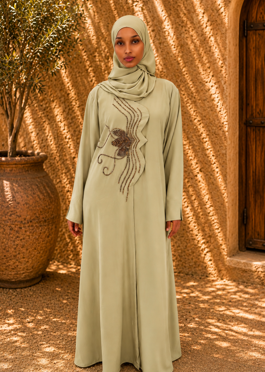 Desert Sage Abaya