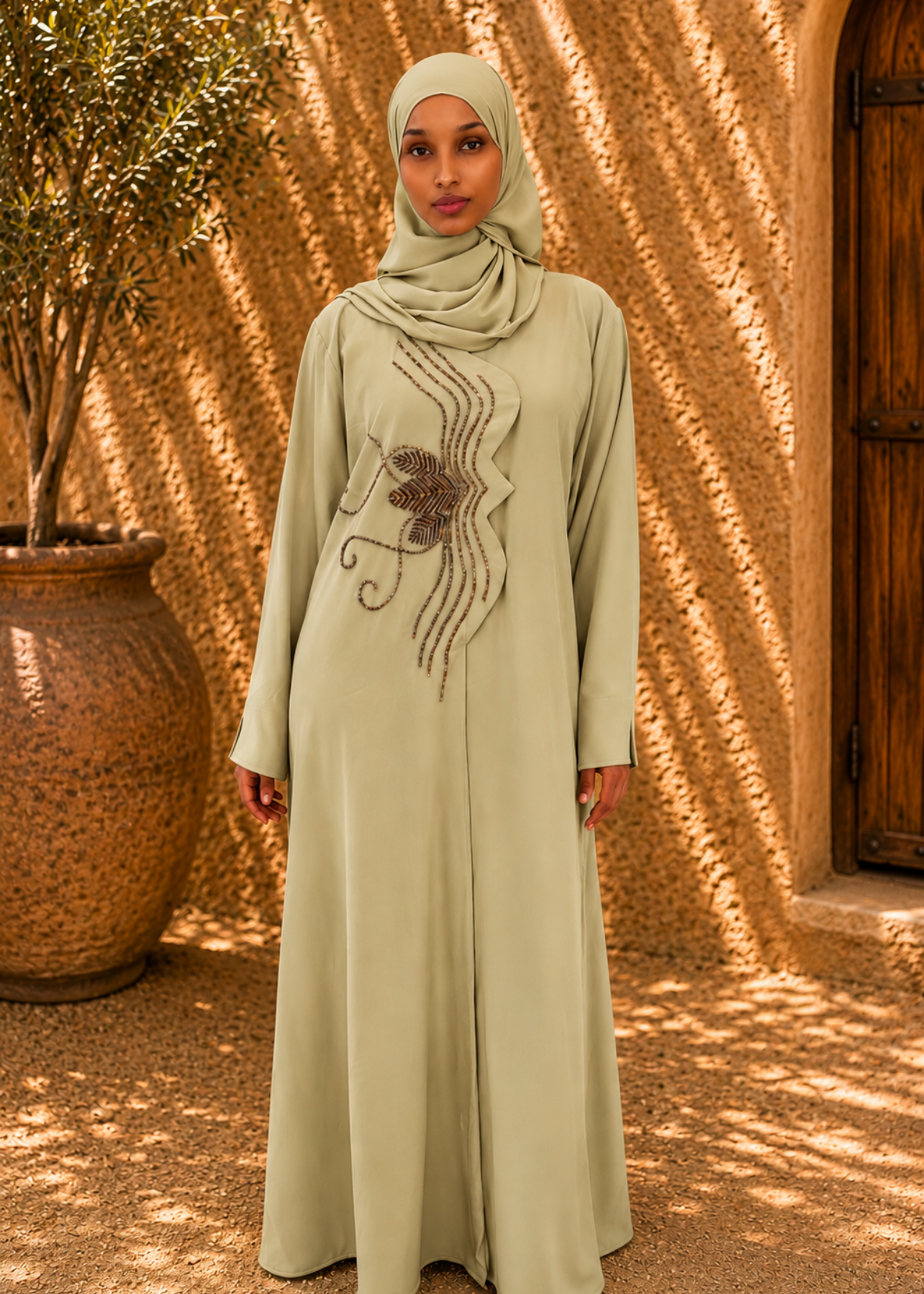 Desert Sage Abaya