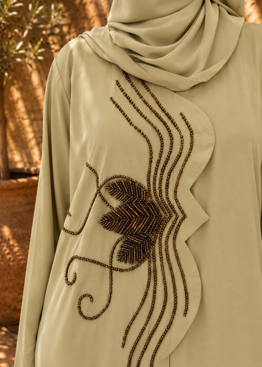 Desert Sage Abaya