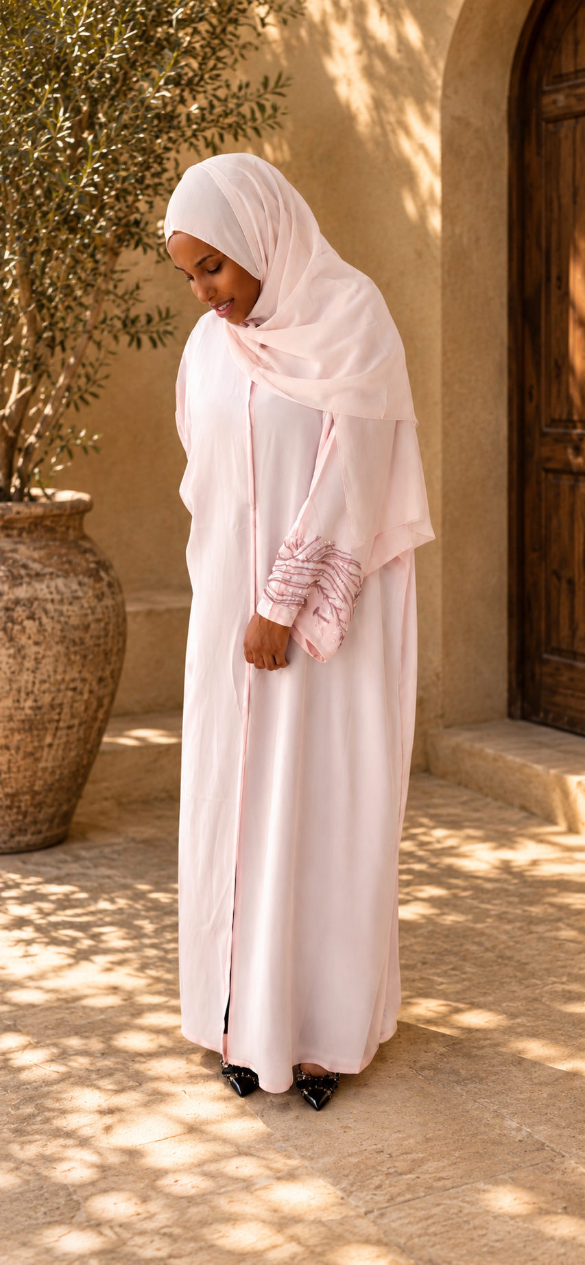 Blush Reverie Abaya