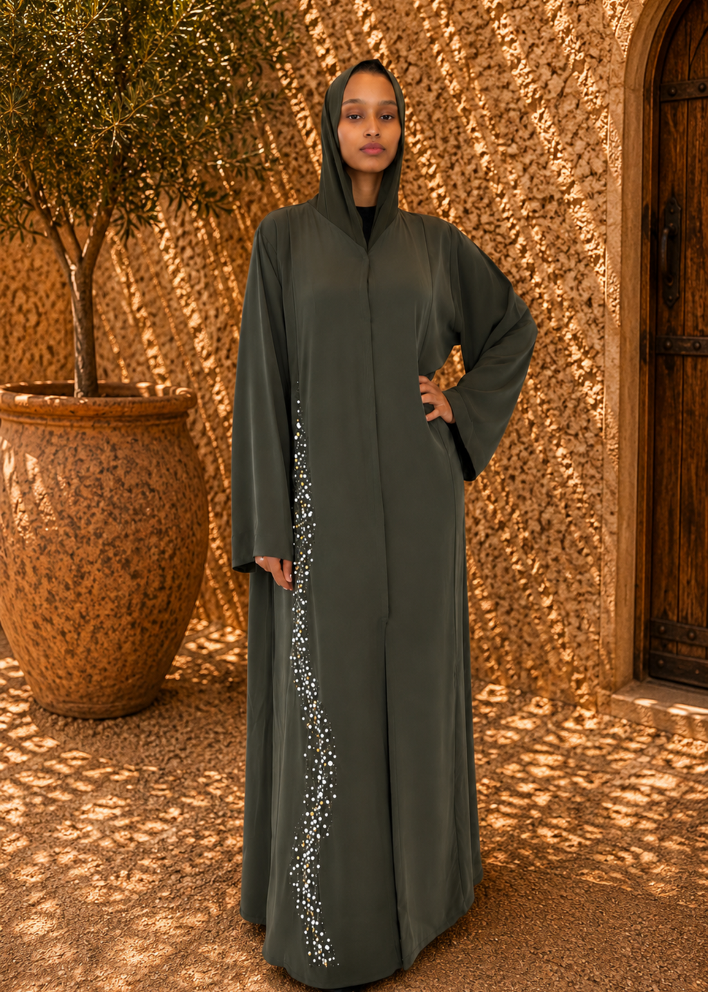 The Starlight Veil Abaya