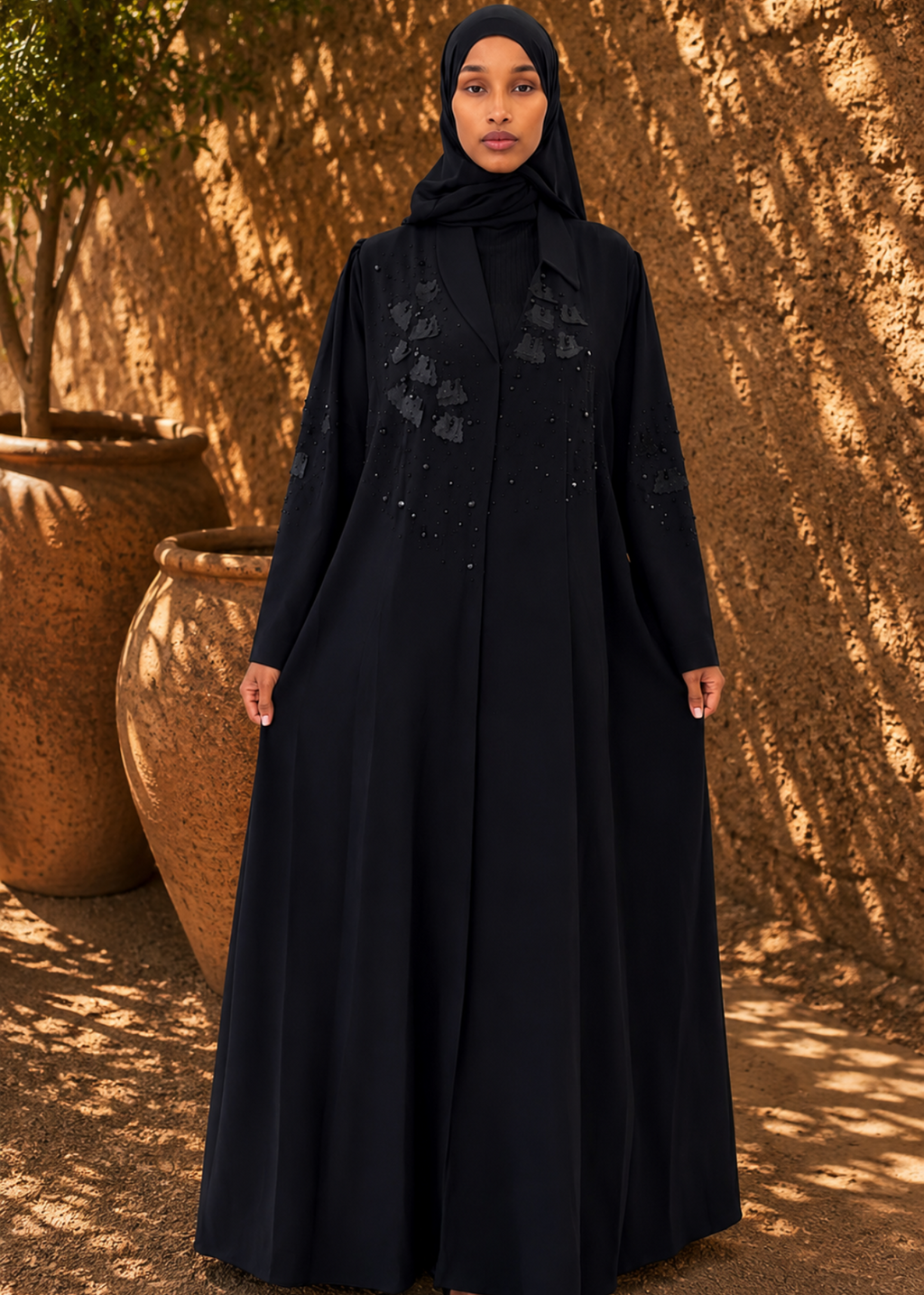 Noir Éclat Abaya