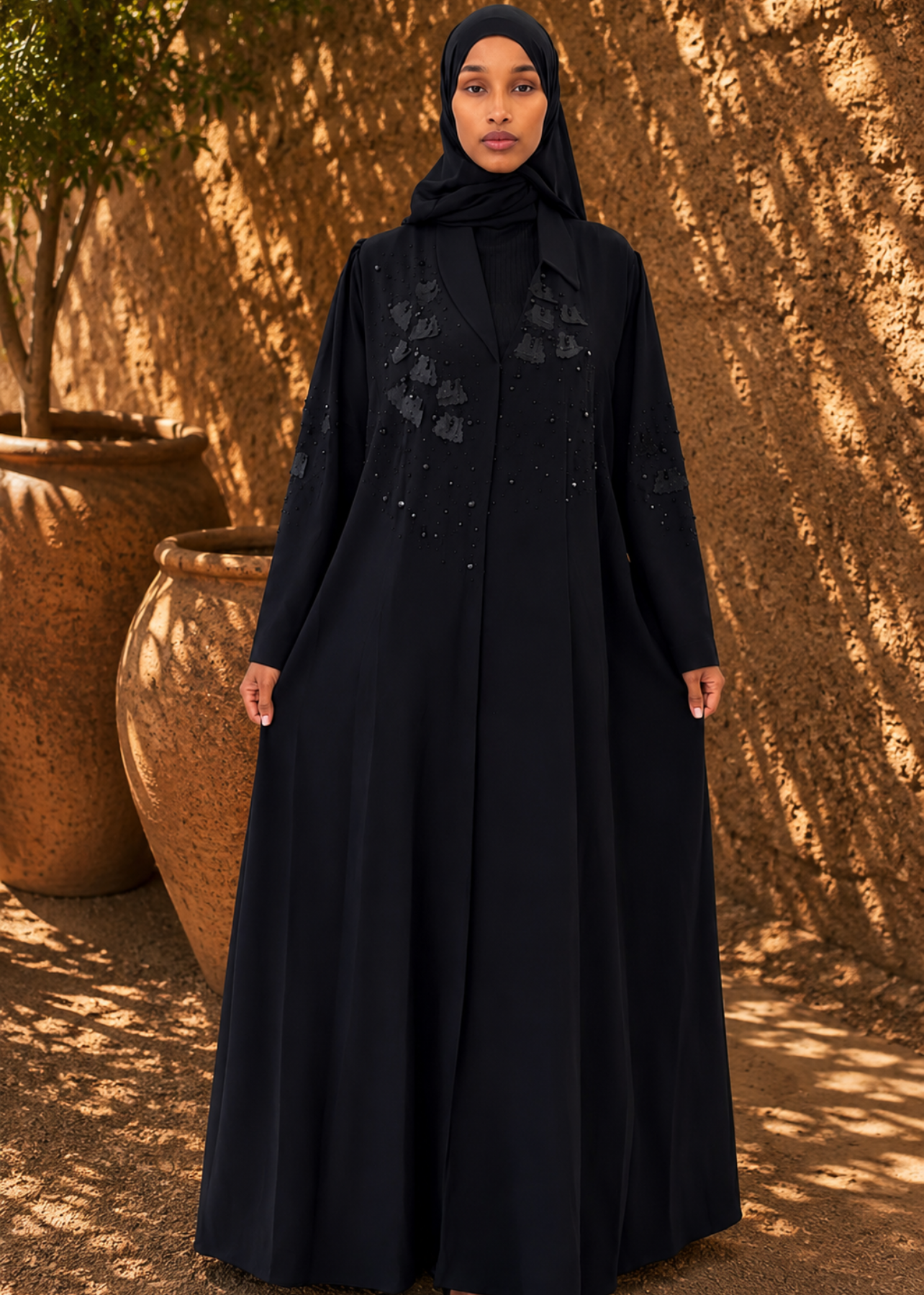 Noir Éclat Abaya