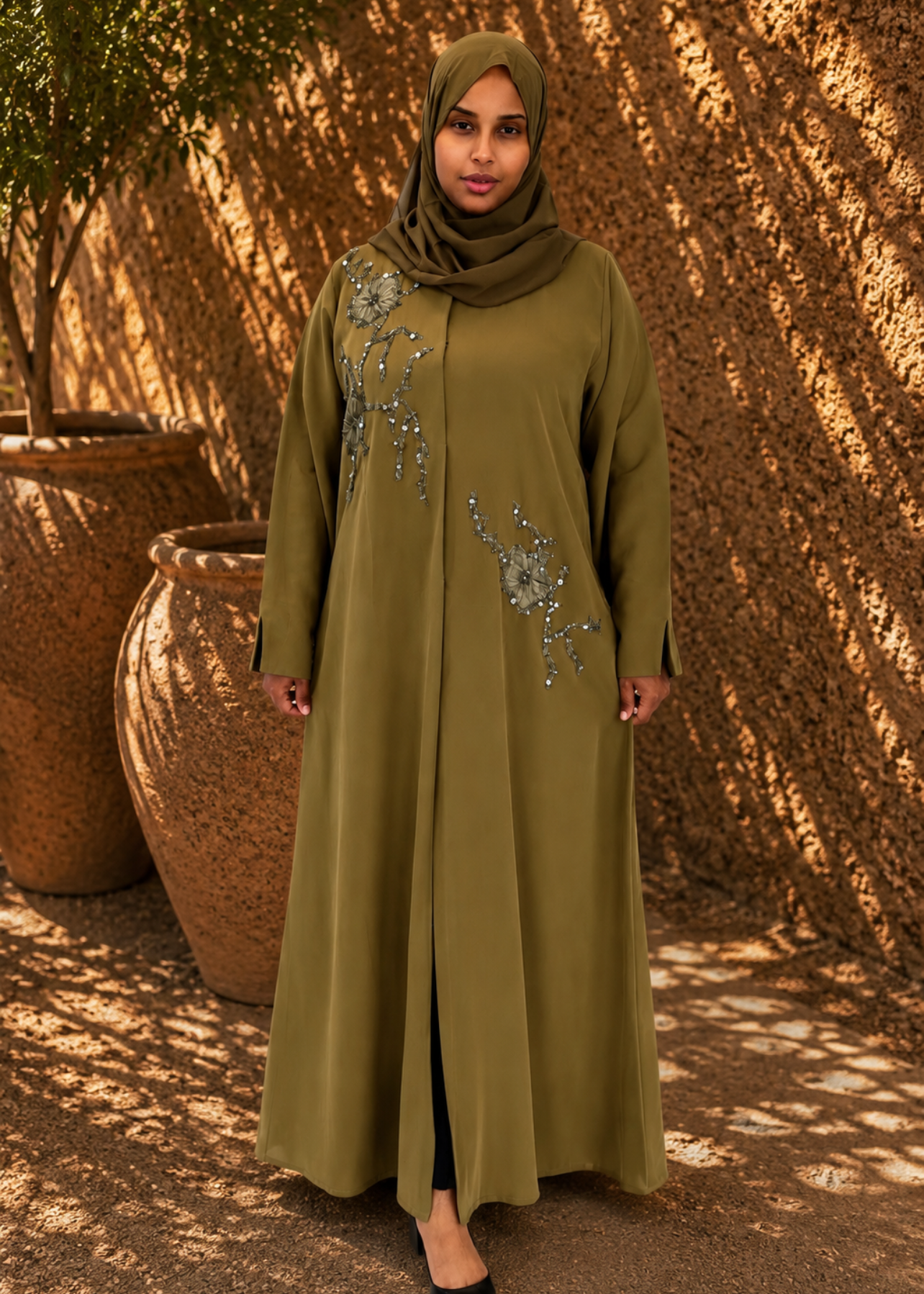 The Olive Vine Abaya