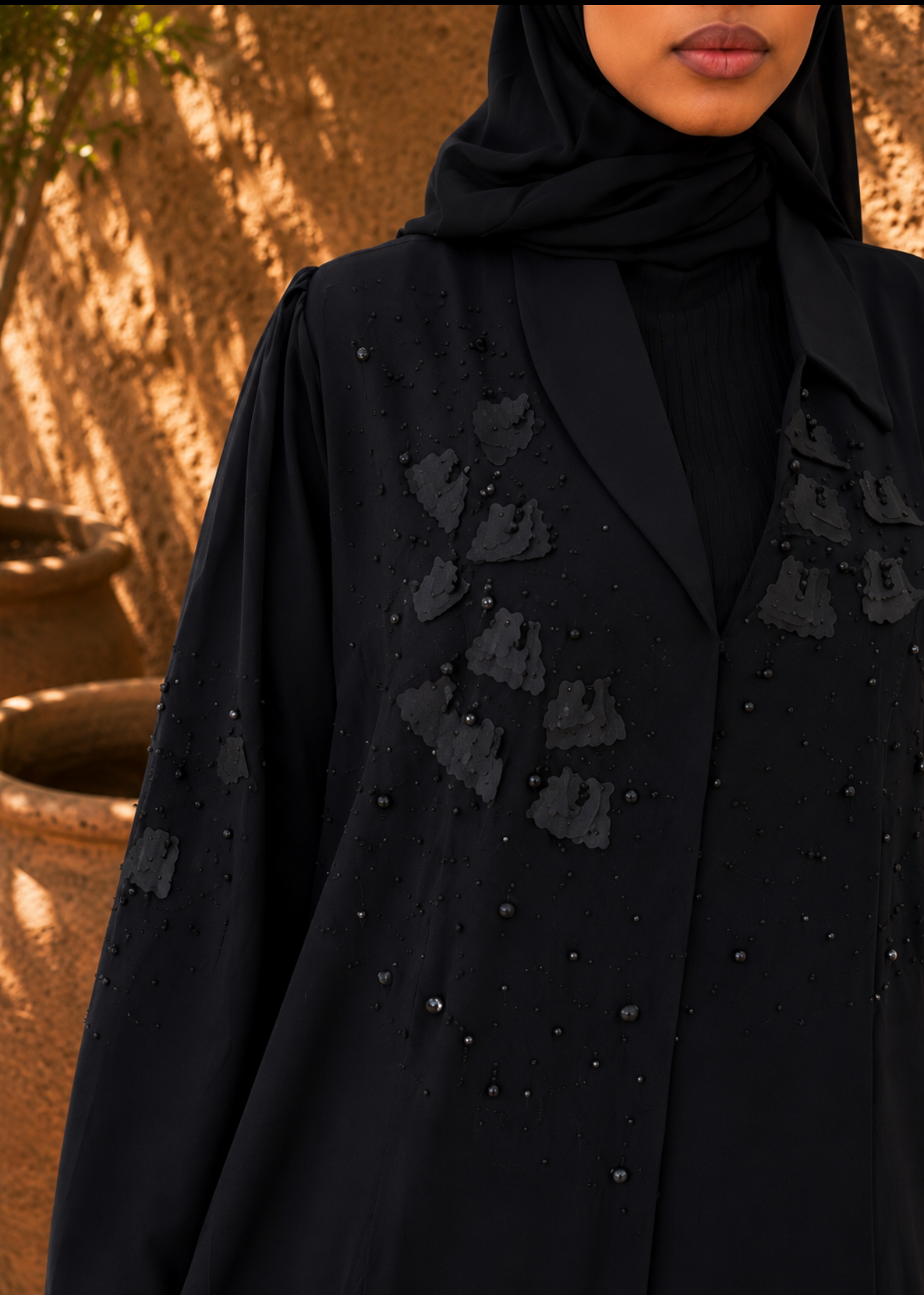 Noir Éclat Abaya