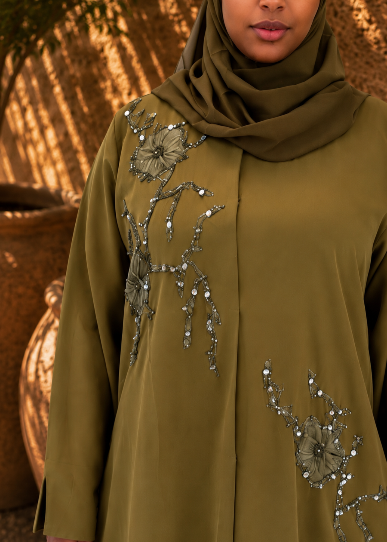 The Olive Vine Abaya